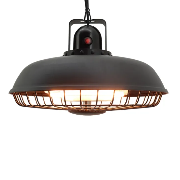 Sale terrassevarmer, lofthængt, 600/1200/1800W, sort Terrassevarmere