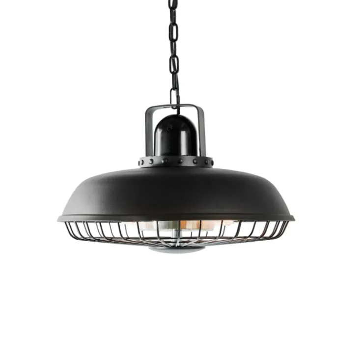 Sale terrassevarmer, lofthængt, 600/1200/1800W, sort Terrassevarmere
