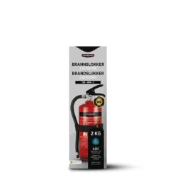 Hot pulverslukker 2 kg Røgalarmer & Brandsikring