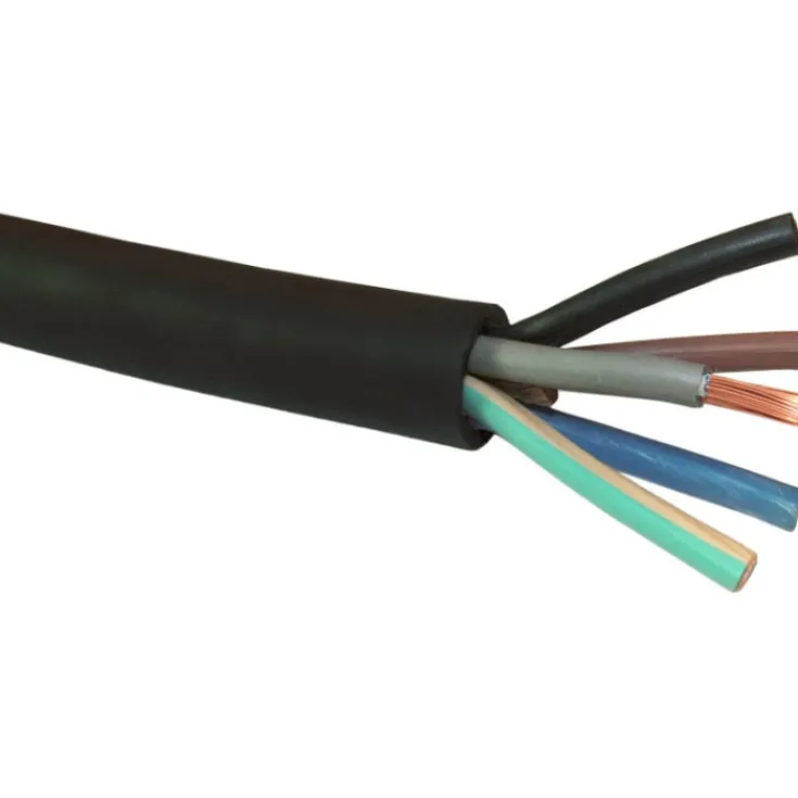 New H07RN-F gummikabel, 5G16 mm², metervare Gummikabler