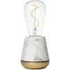Discount One Smart genopladelig bordlampe, hvid marmor Genopladelige Lamper