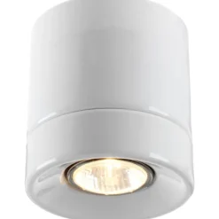 Online Light On påbygningsspot, hvid Påbygningsspots