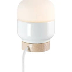 Discount Ohm bordlampe, hvid, Bordlamper
