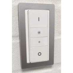 Hot Indsats til Philips Hue dimmer med LK pure design ramme, hvid Rammer|Tilbud