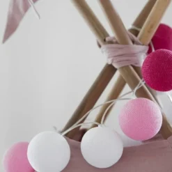 Sale Flamingo lyskæde, 35 kugler Lyskæder