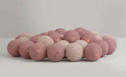 Outlet French Rose lyskæde, 35 kugler Lyskæder