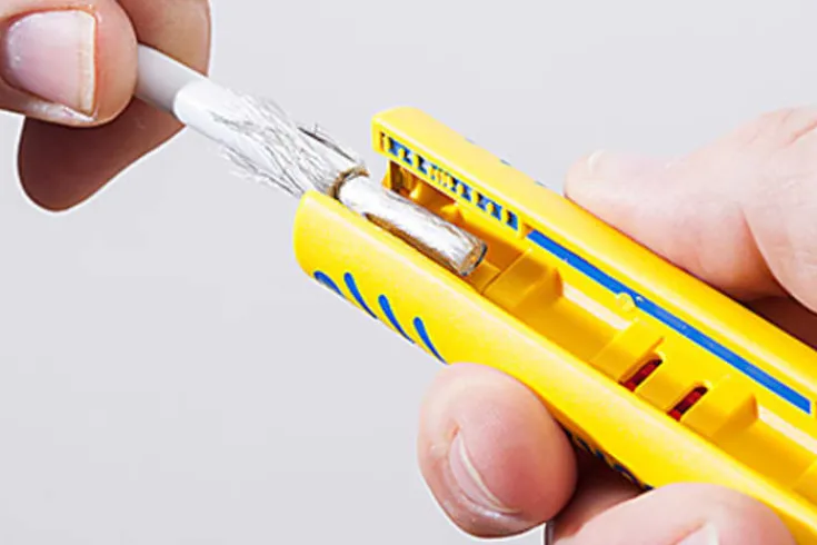 Clearance No. 1 afisoleringsværktøj for COAX, Ø4,8-7,5 mm Kabel- & Ledningsværktøj