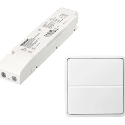Outlet Trådløs LED driver 60W/24V & parret 2-tryk Transformere & Drivere