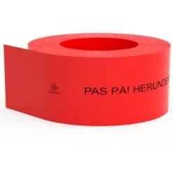 Clearance Kabeldækbånd 100x2,0 mm, rød, metervare Kabelskjulere