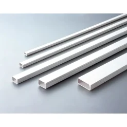 Outlet Kabelkanal, 2 meter, hvid, Kabelkanaler