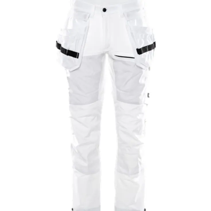 New Kansas Evolve håndværkerbukser med 4-vejs stretch, hvid, str. C48 Bukser & Shorts