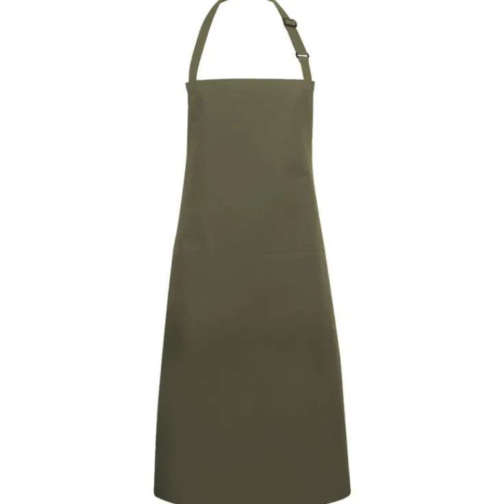 Clearance Basic forklæde med lommer, mosgrøn, onesize Bælter, Seler, Tasker Mm.