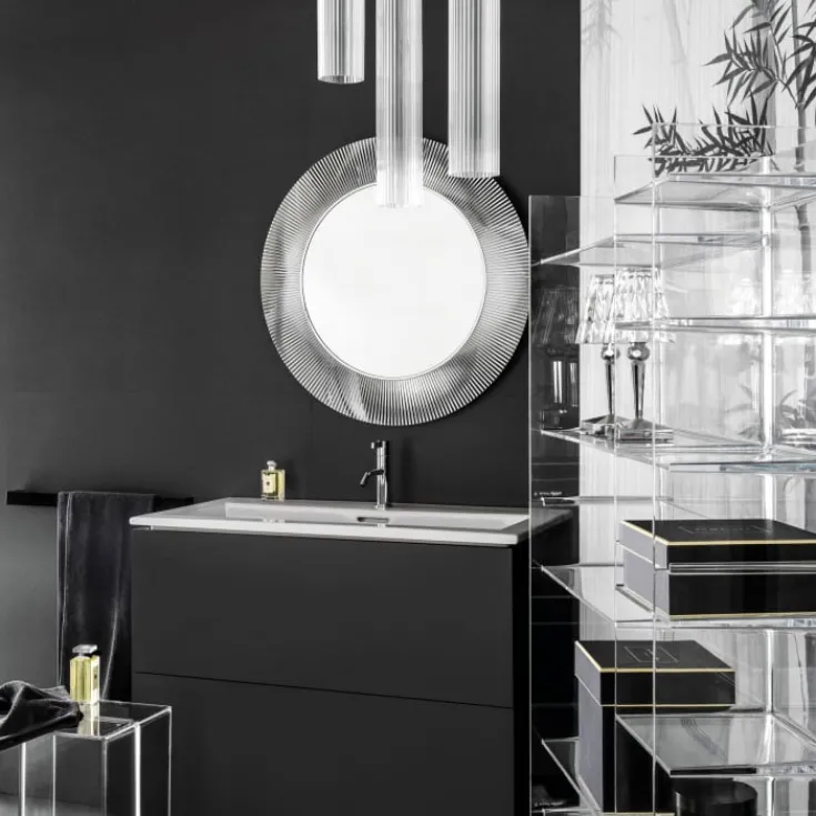 Discount Kartell All Saints spejl med lys, transparent Spejle Med Lys