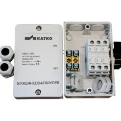 Clearance KSM316U sikkerhedsafbryder M20, 3P+hj, 16A Industrimateriel|Sikkerhedsafbrydere & Nødstop