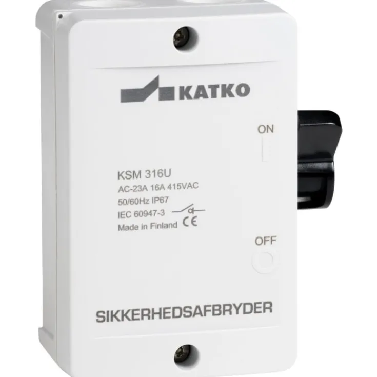 Discount KSM316U sikkerhedsafbryder M20, , 16A Industrimateriel|Sikkerhedsafbrydere & Nødstop