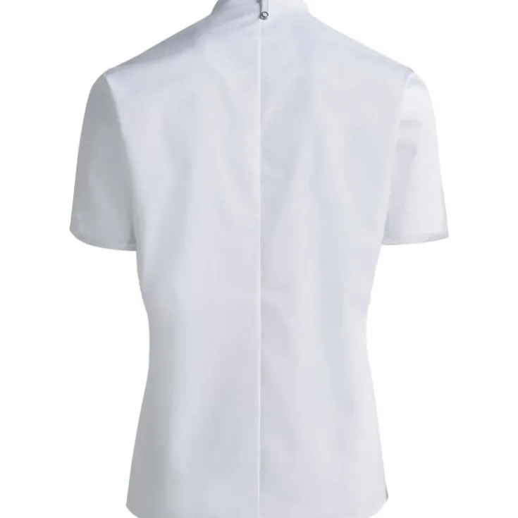 Discount kokkejakke med korte ærmer, hvid, tr. Jakker & Veste