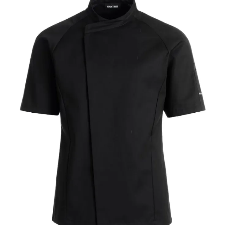 Online kokkejakke ed korte ærer, sort, str. Jakker & Veste