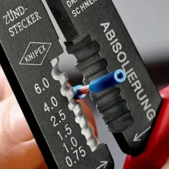 Outlet crimptang til kabelsko & stikforbindere, 240 mm Kabel- & Ledningsværktøj