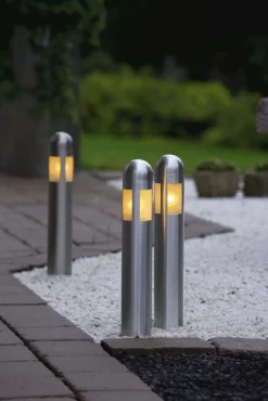 Clearance Amalfi bedlamper, rustfrit stål Havelamper