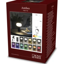 Discount Antibes genopladelig bordlampe, Udendørs Bordlamper|Genopladelige Lamper
