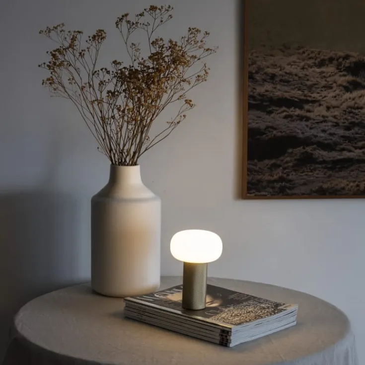 Discount Antibes Mini genopladelig bordlampe, Udendørs Bordlamper|Genopladelige Lamper