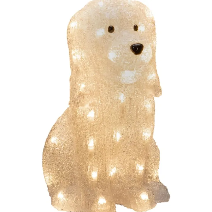 Clearance hund Tilbud|Julepynt Med Lys