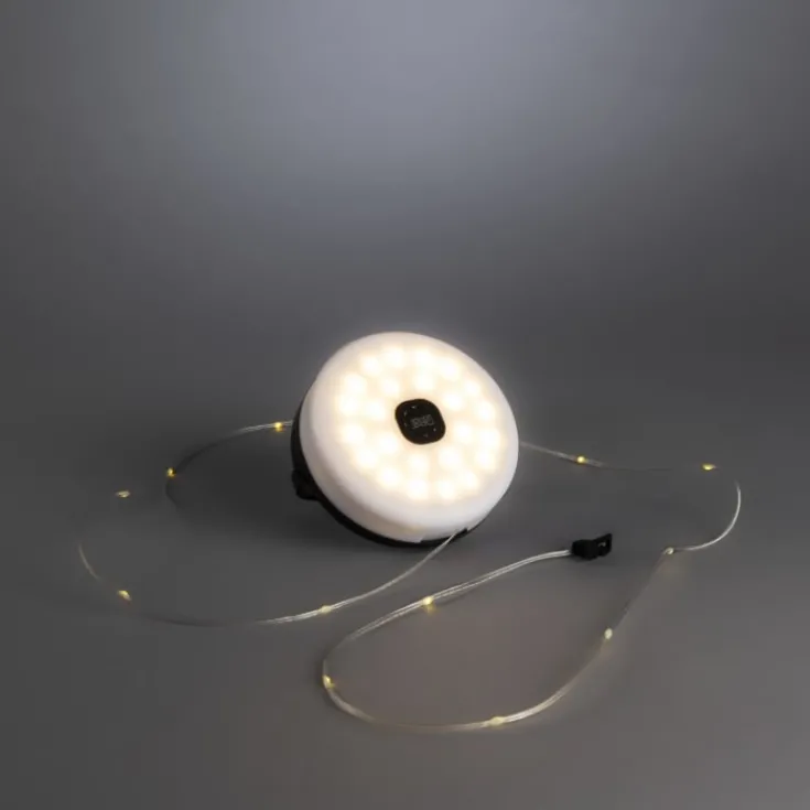 3-i-1 genopladelig lampe, Julepynt Med Lys