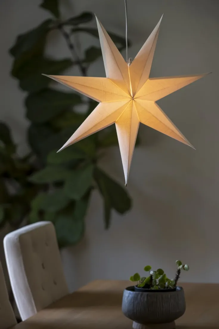 Discount julestjerne med lys, 60 cm, Julestjerner Med Lys