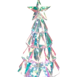 Clearance juletræ med diamant effekt og lys, 30cm Julepynt Med Lys