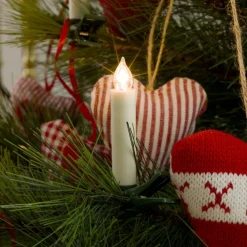 Discount juletræslys, 10 stk, 8 cm, startsæt Juletræslys