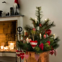 Discount juletræslys, 10 stk, 8 cm, startsæt Juletræslys