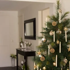 New juletræslys, 5 stk, 16 cm, forlængersæt Juletræslys