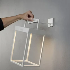 Outlet Portofino genopladelig & solcelle bordlampe, Udendørs Bordlamper|Solcellelamper