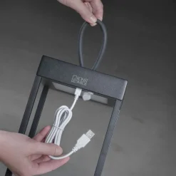 Ravello genopladelig udendørs lanterne Udendørs Bordlamper|Udendørs Batterilamper