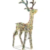 Best rensdyr, 130 cm Julepynt Med Lys