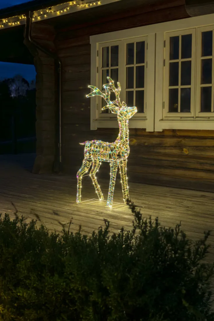 Best rensdyr, 130 cm Julepynt Med Lys