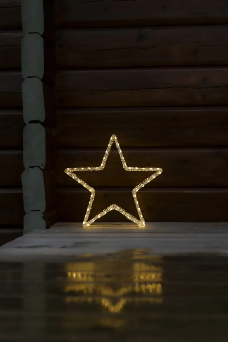 New stjerne med lys Julepynt Med Lys