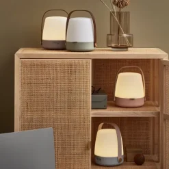Outlet Lite Up Play genopladelig lampe med højtaler, beige Udendørs Bordlamper|Udendørs Batterilamper