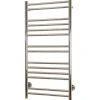 Discount Apollo håndklædetørrer, el, 50x100 cm, poleret rustfrit stål Håndklædetørrer