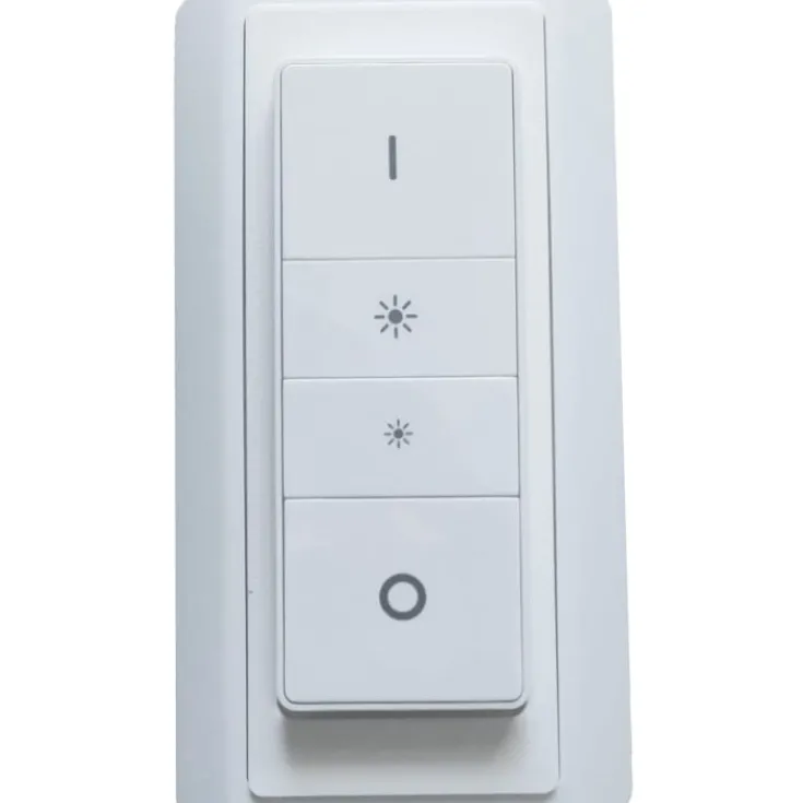Best indsats til Philips Hue V1 dimmer med LK Opus 66 ramme, hvid Rammer