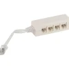 Clearance telesplitter for 4xRJ45 stik Udtag & Konnektorer