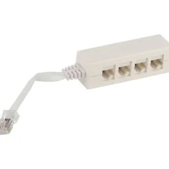 Clearance telesplitter for 4xRJ45 stik Udtag & Konnektorer