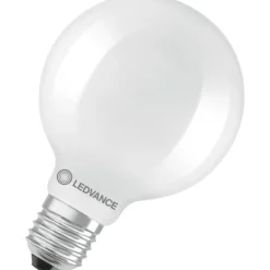Clearance Classic E27 globepære, 2700K, 5,9W Ledvance