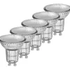 New Classic GU10 spotpære, 5 stk, 2700K, 3,7W Led Pærer