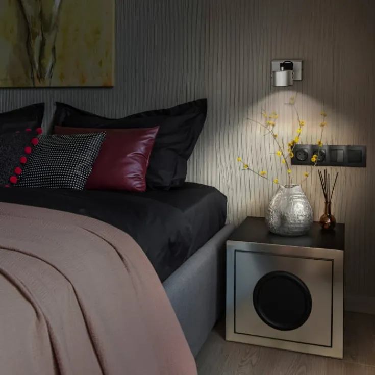 Clearance Decor Jupitor væglampe, sølv Ledvance