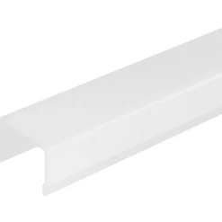 Clearance dækskinne til bred aluprofil 1, opal, 2 meter Led Skinner|Ledvance