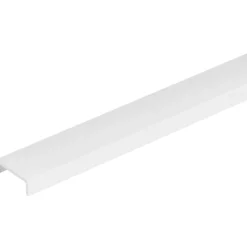 Hot dækskinne til flad aluprofil 2, speciel aluprofil 1 og 2, opal, 2 meter Led Skinner