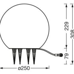 Hot Endura Hybrid Ball solcelle bedlampe Ledvance|Solcellelamper