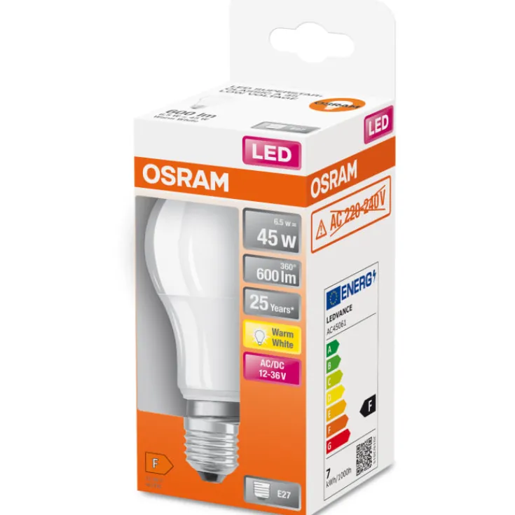 E27 standardpære, 2700K, Ledvance