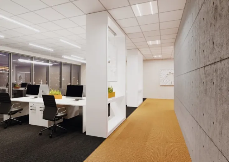 Outlet fjeder til indbygning til panel, 4 stk Led Paneler